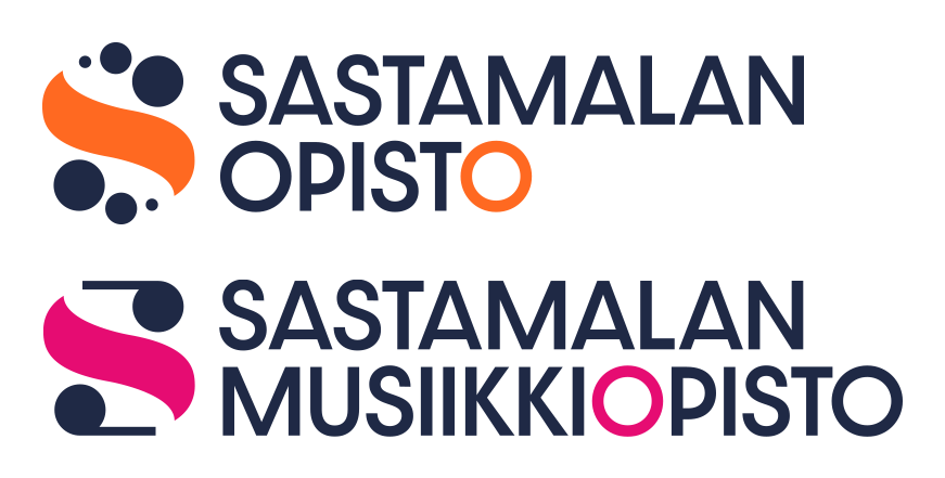 Sastamalan Opisto ja Sastamalan musiikkiopisto saivat uuden yhteneväisen visuaalisen ilmeen